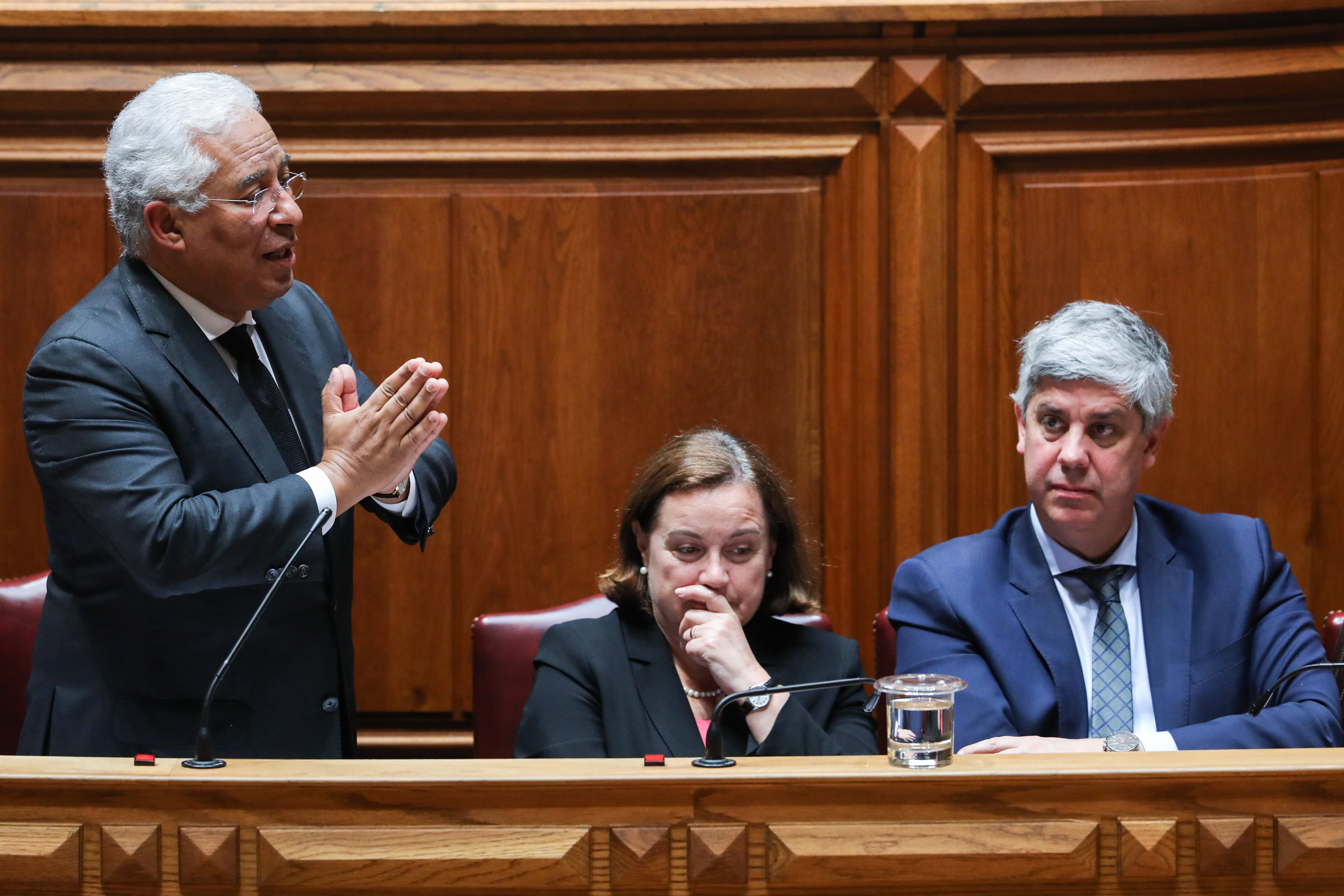 Primeiro-Ministro António Costa no debate quinzenal, Assembleia da República, 7 março 2019 (foto: Miguel A. Lopes/Lusa)