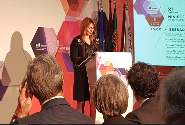 Secretária de Estado Adjunta e da Justiça, Helena Mesquita Ribeiro, no Congresso do Sindicato dos Magistrados do Ministério Público, Funchal, 2 fevereiro 2018