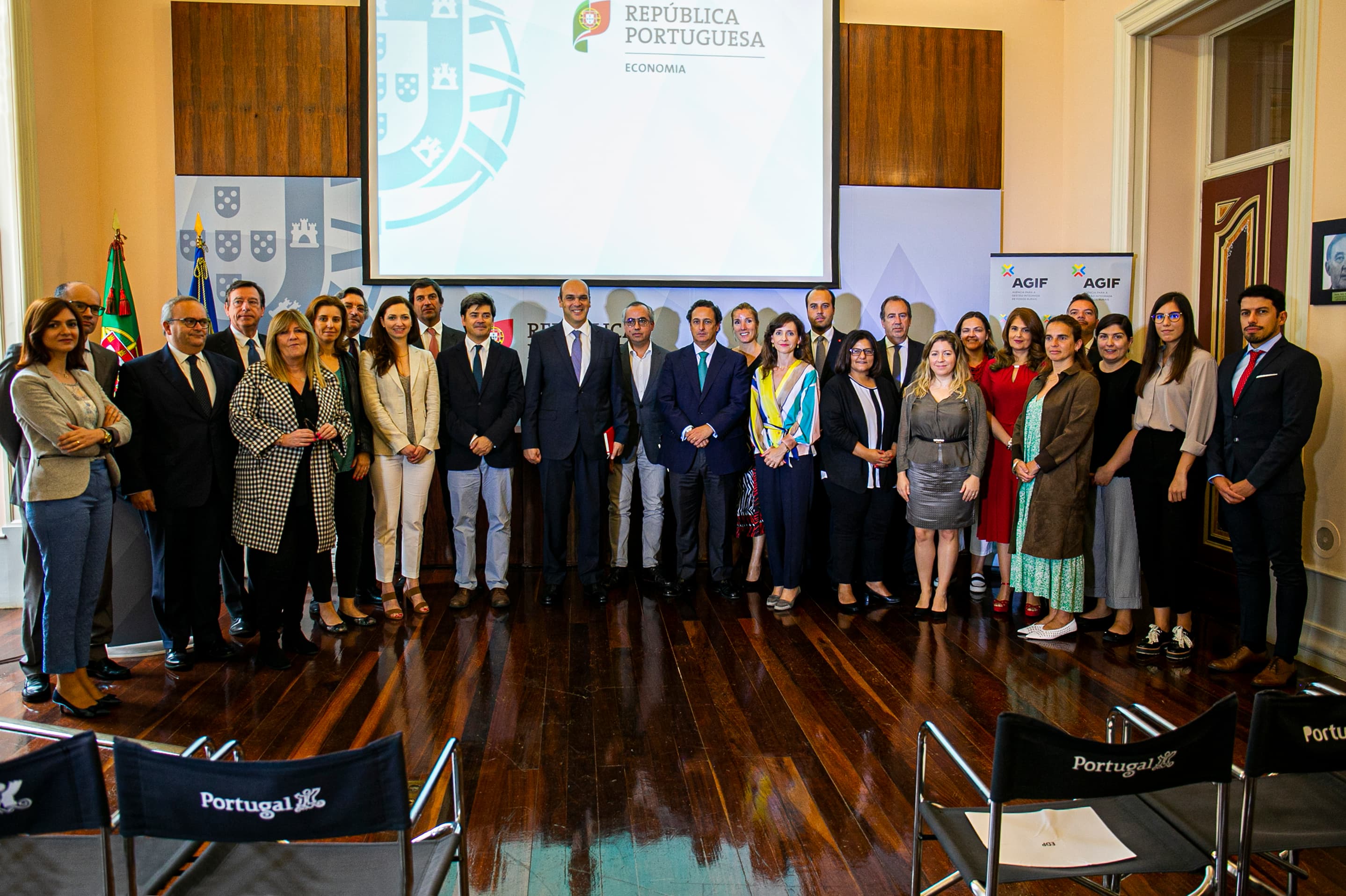 Ministro Adjunto e da Economia, Pedro Siza Vieira, na apresentação da parceria entre o Governo e diversas empresas portuguesas para a campanha Portugal Chama, Lisboa, 19 junho 2019 (Foto: João Bica)