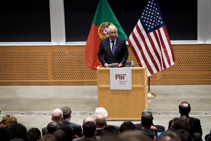 Primeiro-Ministro António Costa durante a vista ao Instituto de Tecnologia de Massachusetts (MIT), Boston, Estados Unidos, 11 junho 2018