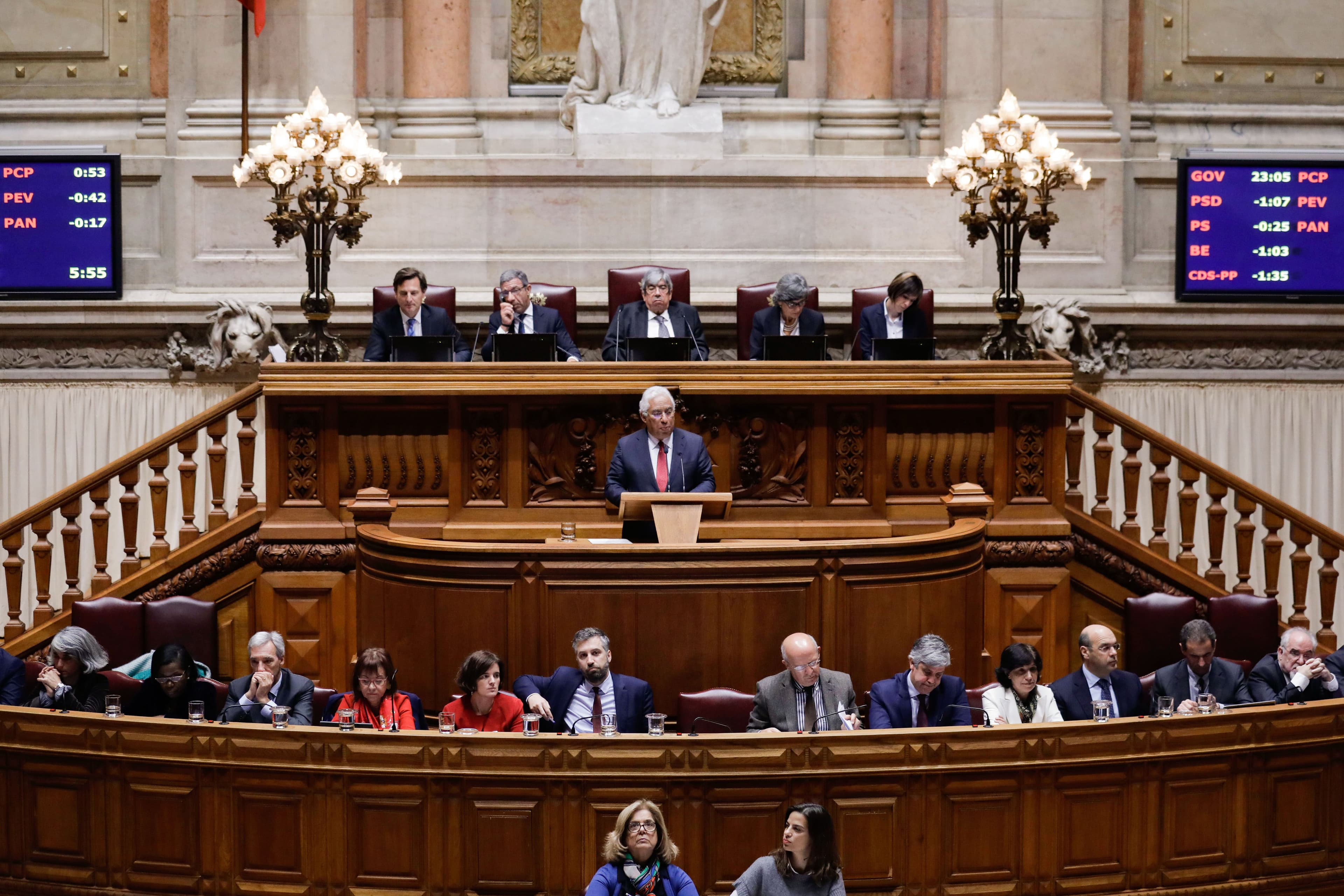 Primeiro-Ministro António Costa discursa no encerramento do debate do Orçamento do Estado para 2019, Assembleia da República, 29 novembro 2018 (Foto: António Cotrim/Lusa)