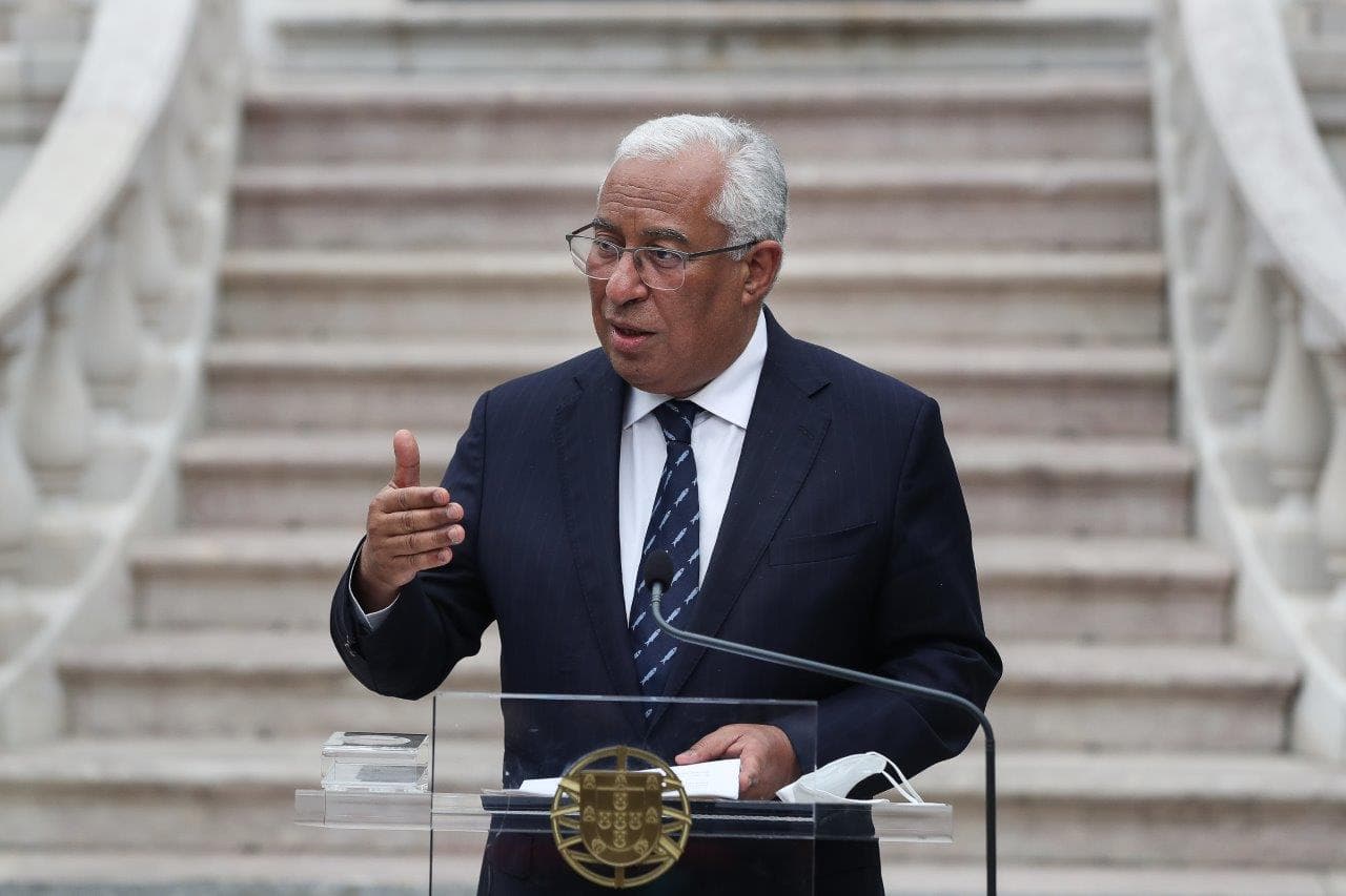 Primeiro-Ministro António Costa faz declaração sobre o envio de diplomas aprovados pelo Parlamento ao Tribunal Constitucional, Lisboa, 31 março 2021