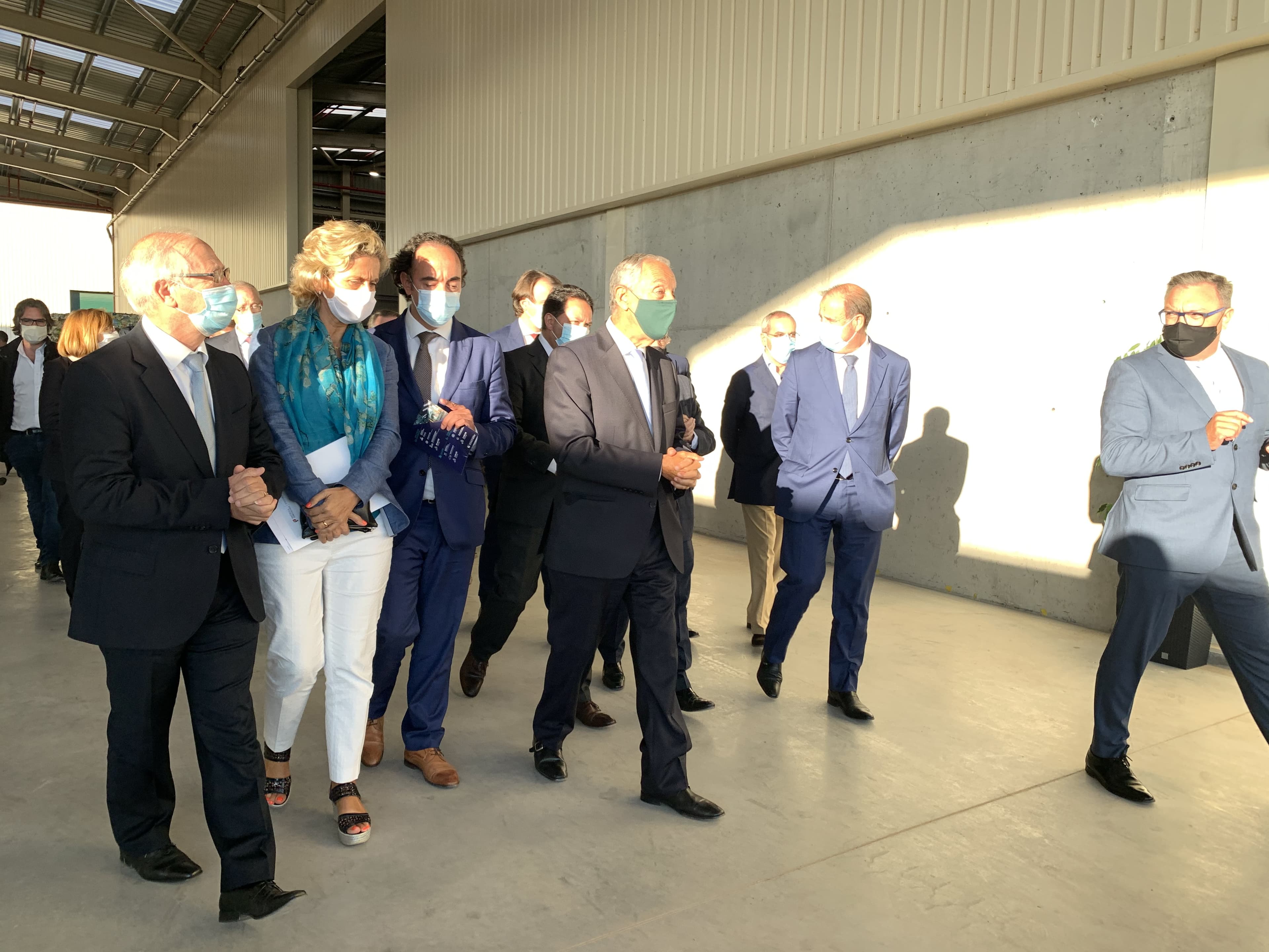 Ministra da Coesão Territorial visita Central de Triagem de Papel e Cartão da Associação de Municípios da Região do Planalto Beirão, Tondela, 14 outubro 2020