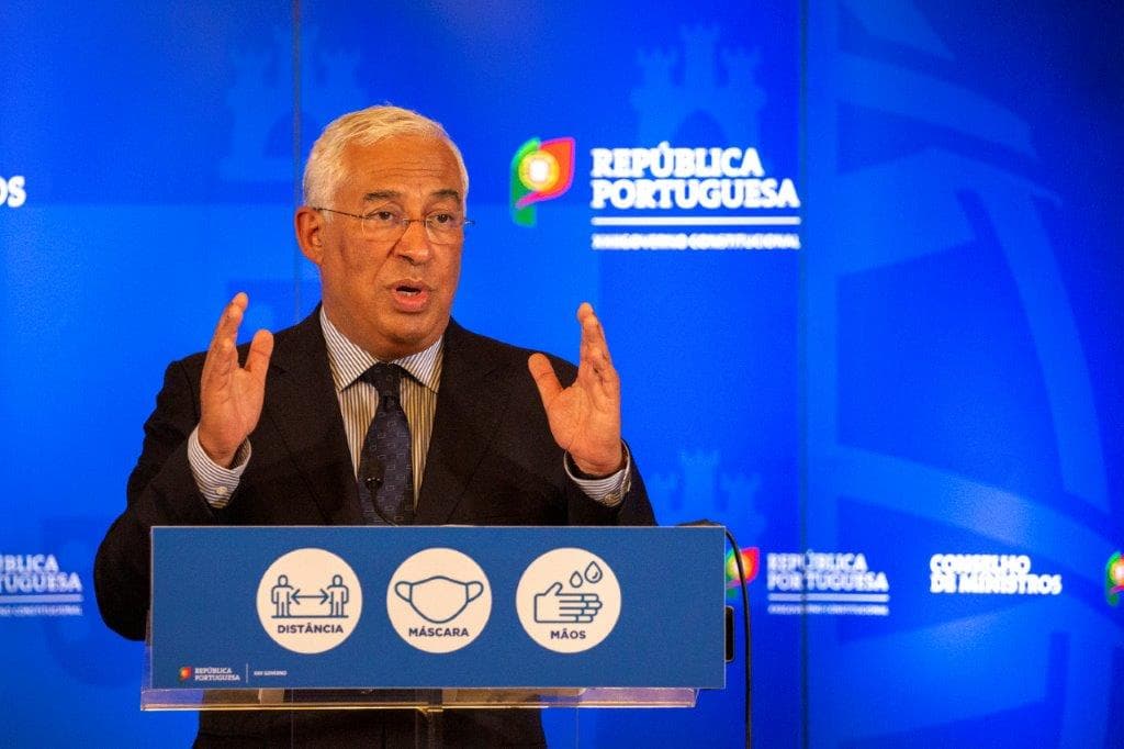 Primeiro-Ministro António Costa apresenta as decisões do Conselho de Ministros para conter a pandemia, Lisboa, 7/8 novembro 2020 (Foto: João Bica)