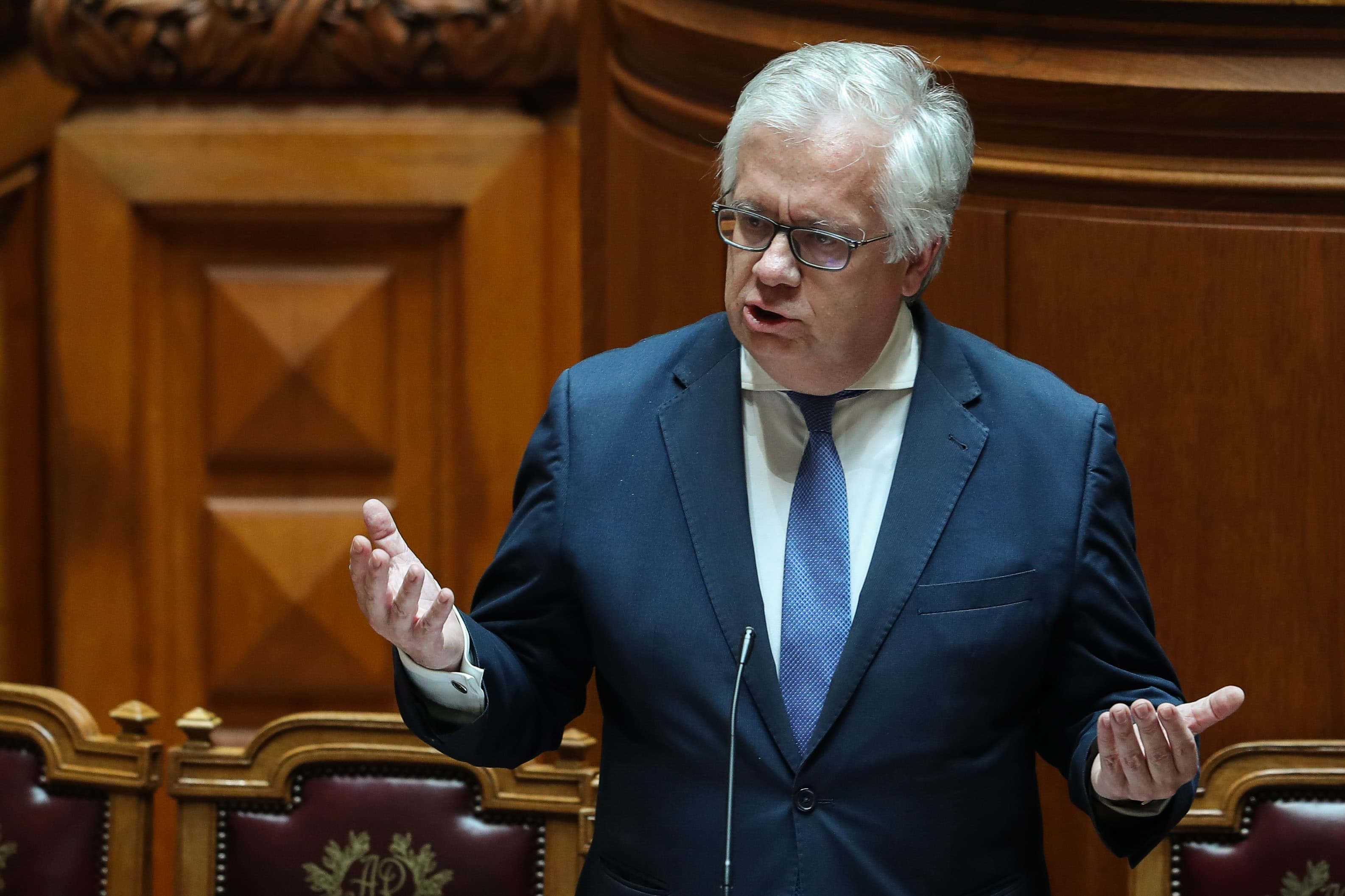 Ministro da Administração Interna, Eduardo Cabrita, na Assembleia da República