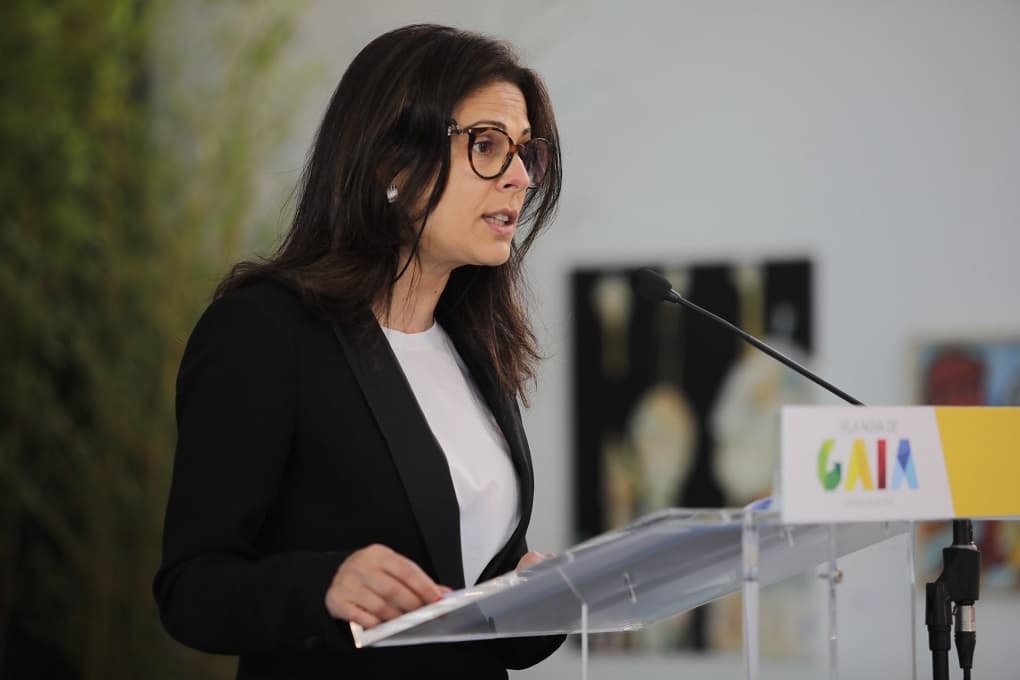 Secretária de Estado da Ação Social, Rita da Cunha Mendes, na conferência «Pandemia, respostas à crise, o papel das instituições sociais e do poder local», Gaia, 27 maio 2021