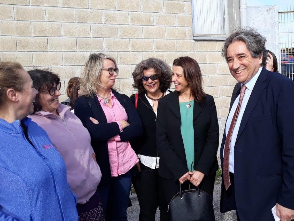 Ministro do Mar, Ricardo Serrão Santos, assinalou o Dia Internacional da Mulher em Peniche, 9 março 2020