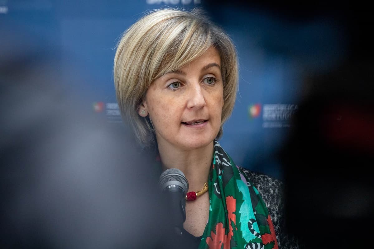 Ministra da Saúde, Marta Temido, numa declaração à comunicação social após Reunião sobre Situação Epidemiológica em Portugal, Lisboa, 27 de abril 2021 (Foto: João Bica)