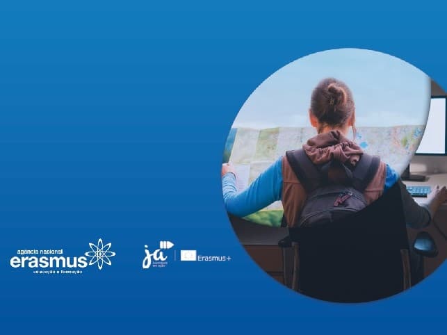 Imagem de apresentação do Erasmus+