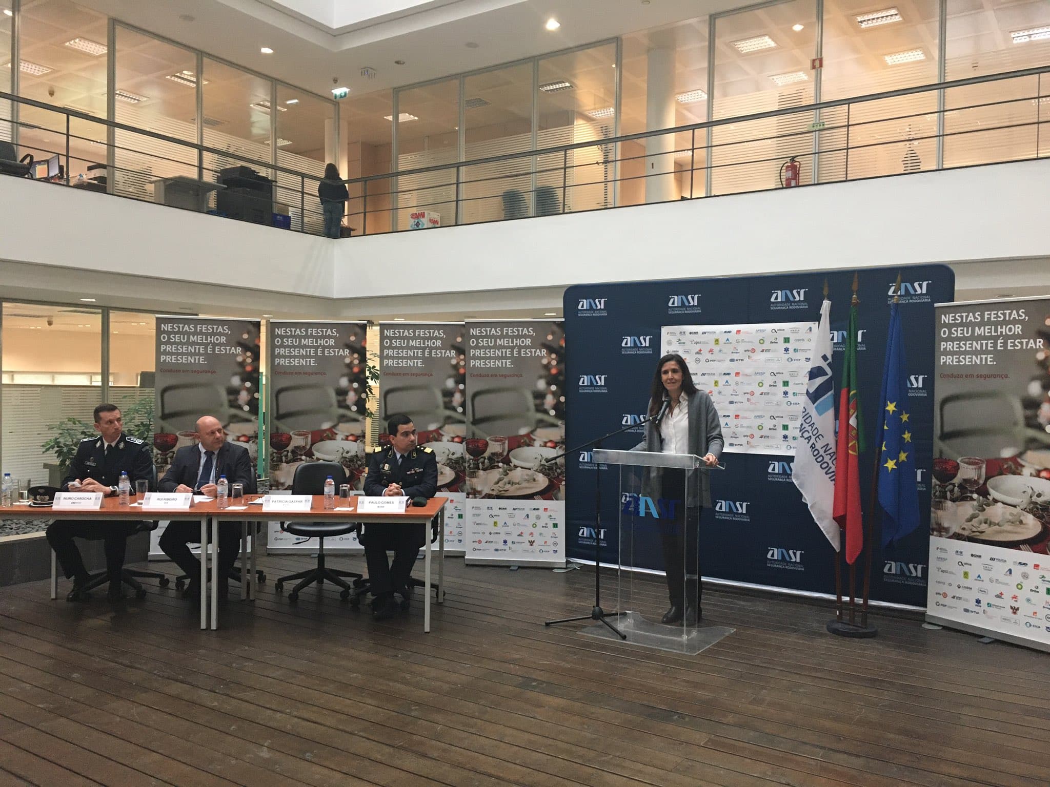 Secretária de Estado da Administração Interna, Patrícia Gaspar, na apresentação do balanço provisório da sinistralidade e fiscalização rodoviária de 2019, Lisboa, 2 janeiro 2020