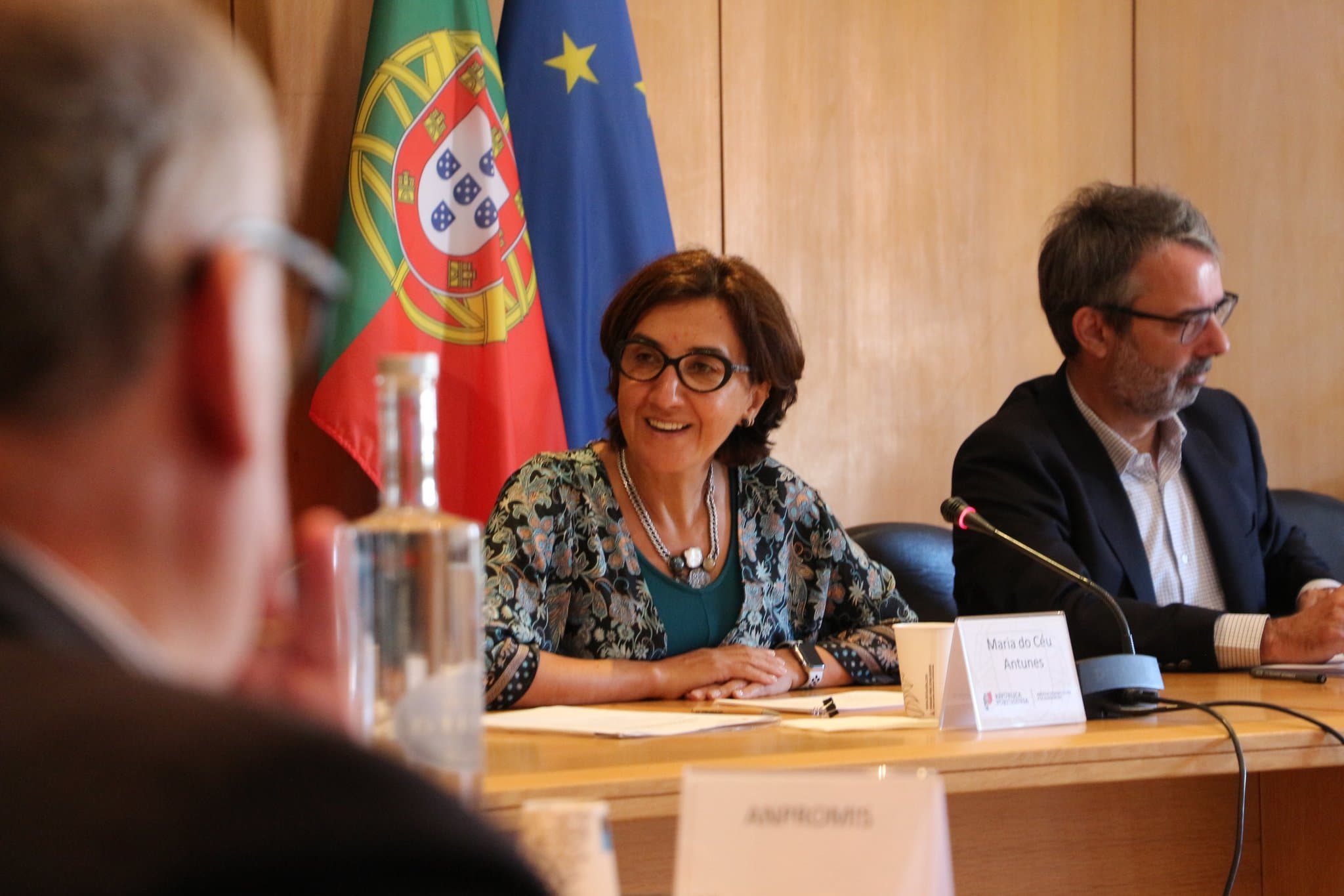 Ministra da Agricultura e da Alimentação, Maria do Céu Antunes, na reunião do grupo de trabalho de cereais, Lisboa, 3 agosto 2022