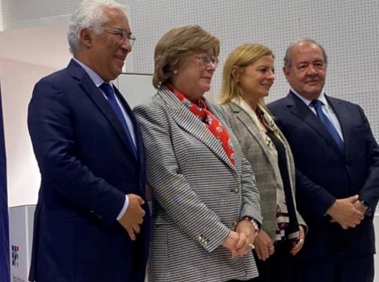 Primeiro-Ministro António Costa e Ministro da Economia e do Mar, António Costa Silva, com as presidentes não-executiva e executa do Banco Português de Fomento, Celeste Hagatong e Ana Carvalho, Matosinhos, 18 novembro 2022