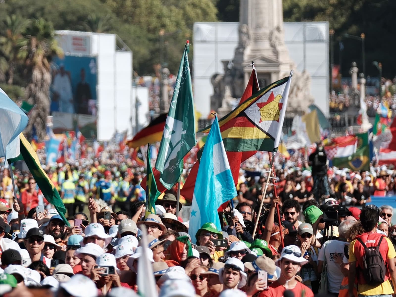 Peregrinos na Jornada Mundial da Juventude 2023
