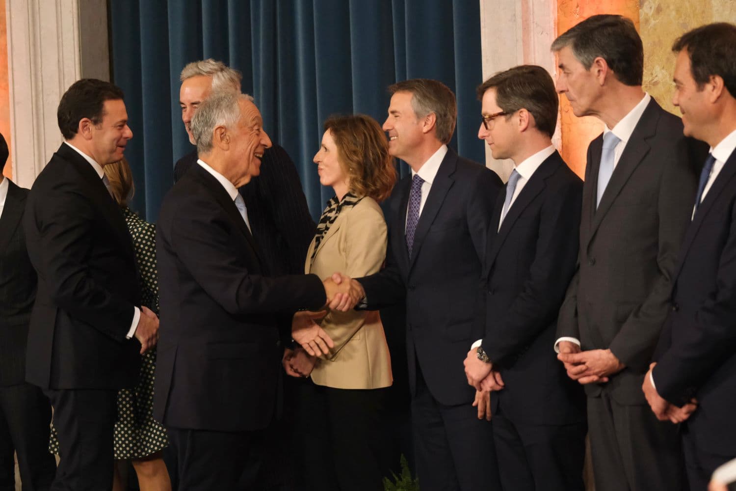 Tomada de posse dos secretários de Estado decorreu no Palácio Nacional da Ajuda. 5 de abril de 2024. (Foto: Diana Quintela)