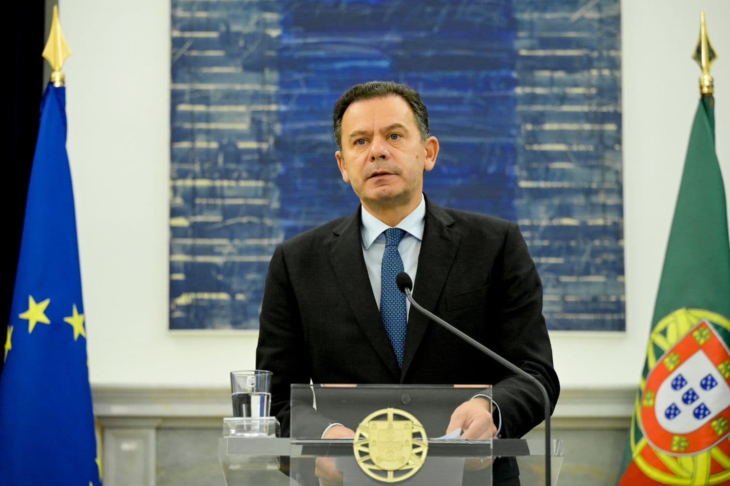 Primeiro-Ministro, Luís Montenegro, apresenta o PTRR- Portugal Transformação, Recuperação e Resiliência após Conselho de Ministros, 20 fevereiro 2026, Residência Oficial, Lisboa (Gonçalo Borges Dias / GPM)