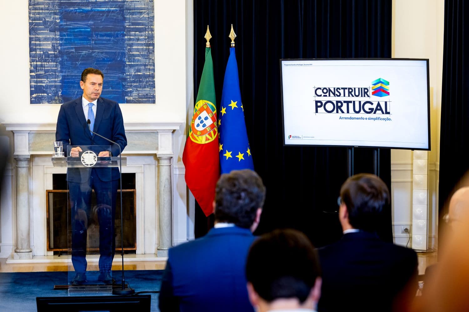 Primeiro-Ministro, Luís Montenegro, na Conferência de Imprensa
