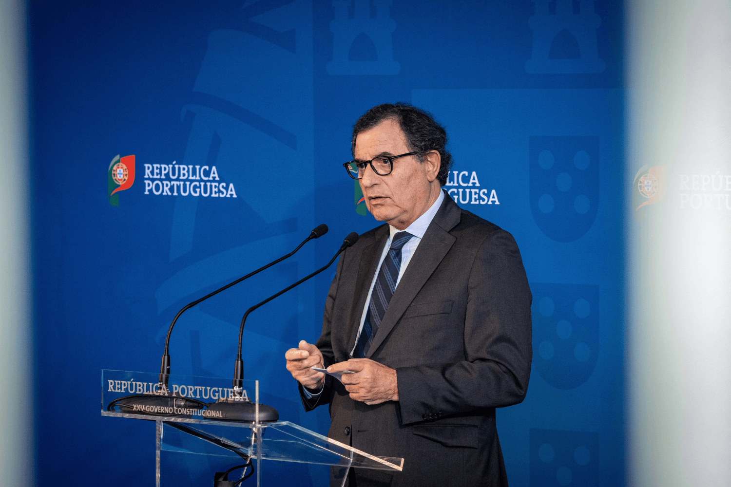 Ministro da Economia e Coesão Territorial, Manual Castro Almeida, reunião do Conselho de Ministros, Guarda, 1 de outubro de 2026, (Maria Costa Lopes/SGGov)